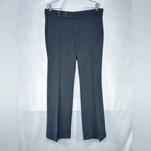 Banana Republic Jackson Fit Black Wool Trousers Stretch Lightweight Sz 12
